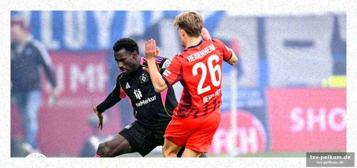 Heidenheim drückt, hsv kontert