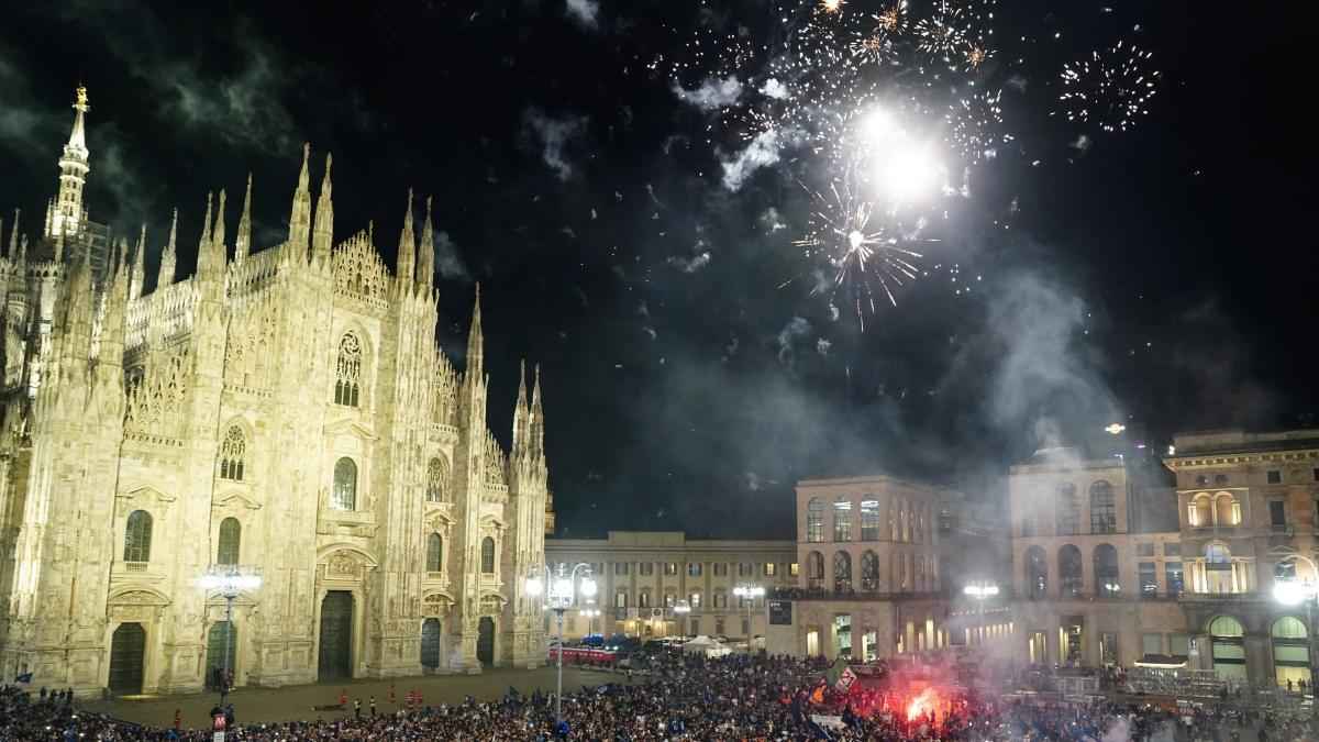 Inter-feierlichkeiten in mailand: vier stunden purer ekstase!
