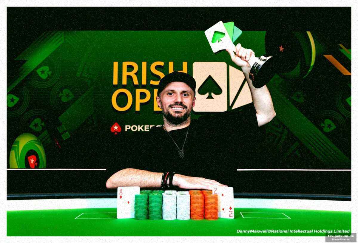 Dramatisches finale mit deal und triple-all-in