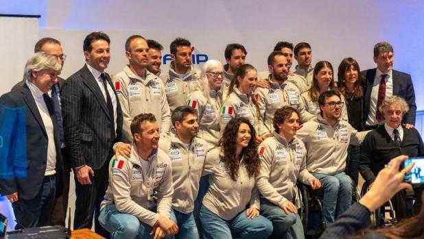 Italienische paralympiker präsentieren sich: teamgeist als schlüssel zum erfolg