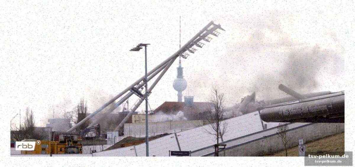 Zwei masten bleiben erhalten