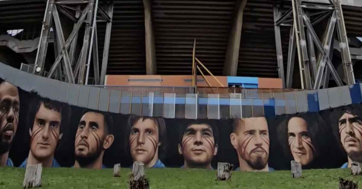 Jorit bringt neapel zum schweigen: maradona-mural vor dem stadion enthüllt
