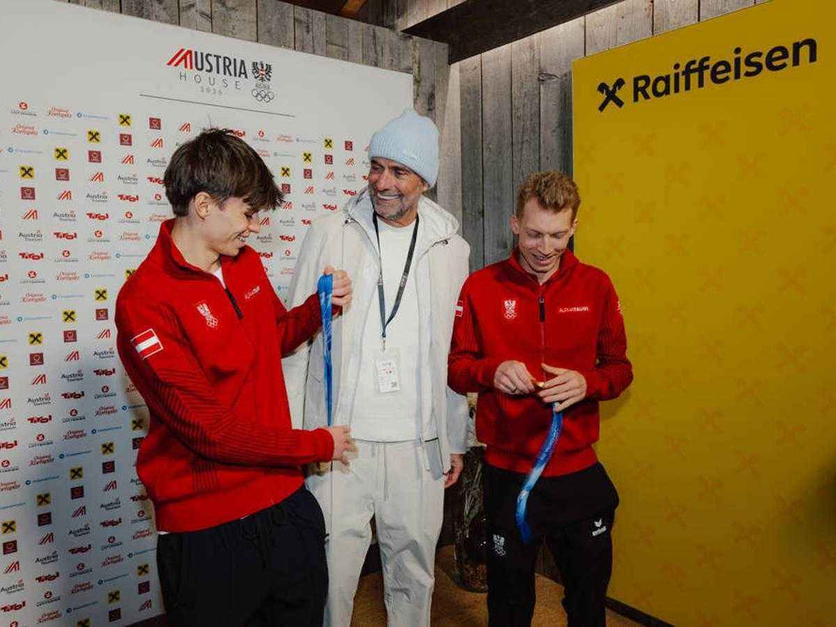 Jürgen klopp feiert mit österreichischen olympia-helden im „austria house“
