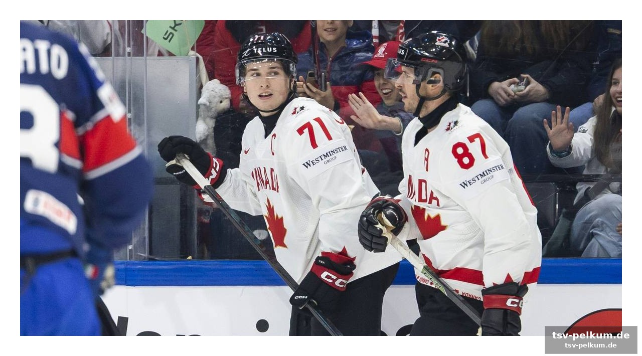 Crosby und celebrini im rampenlicht