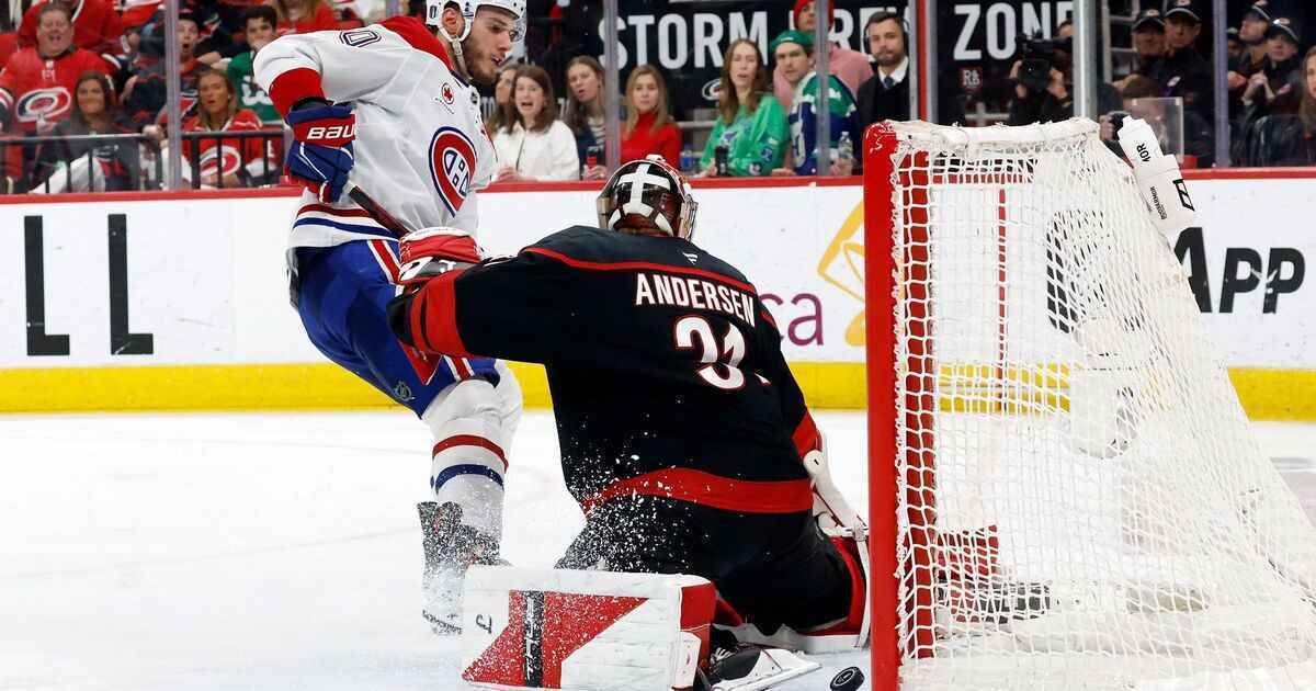 Kanadier demütigen hurricanes: slafkovskys glanzauftritt in montreal