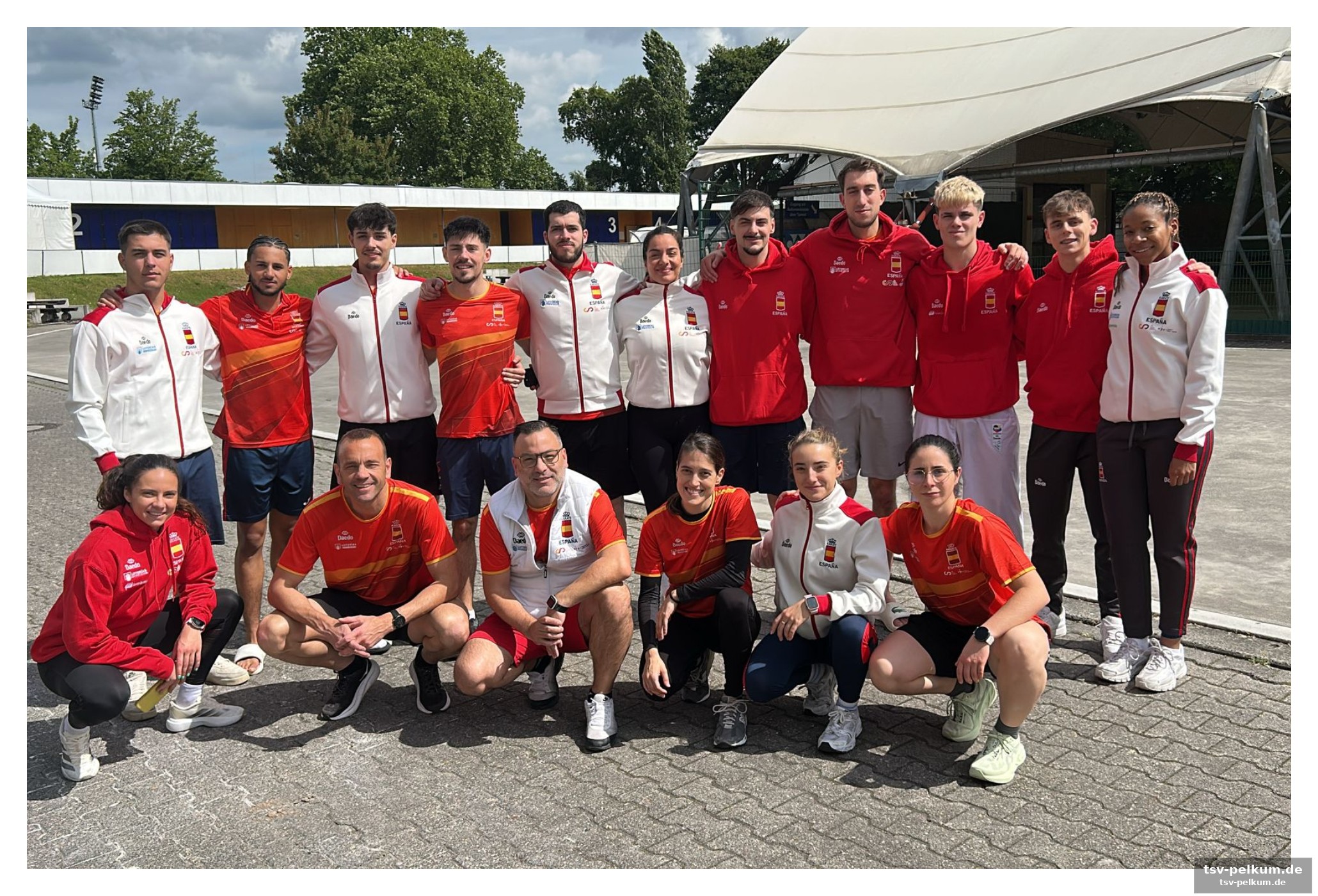 Junge talente im herren-kumite