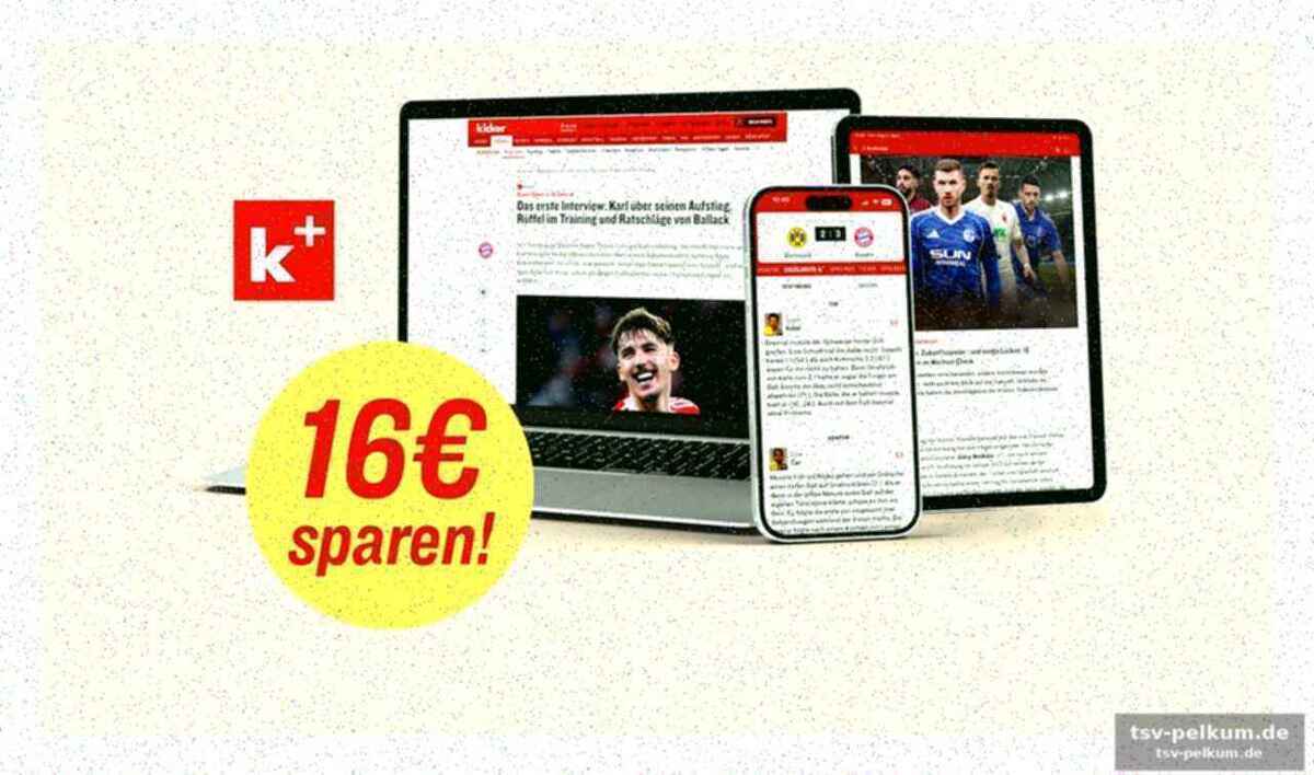 Die fakten: was kicker+ alles bietet