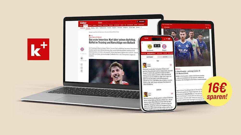 Kicker+ lockt mit 16-euro-rabatt – wer zahlt, liest mit