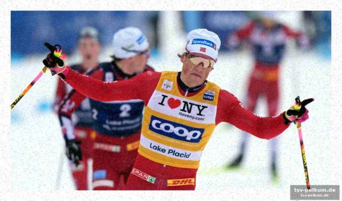 Der norweger fräst sich durch den schnee wie ein turbo-bohrer