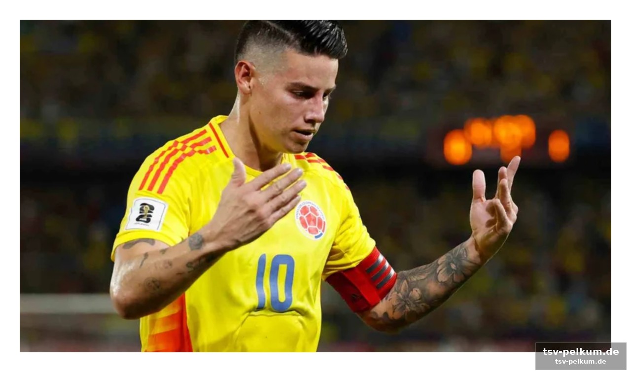 Die situation um james rodríguez