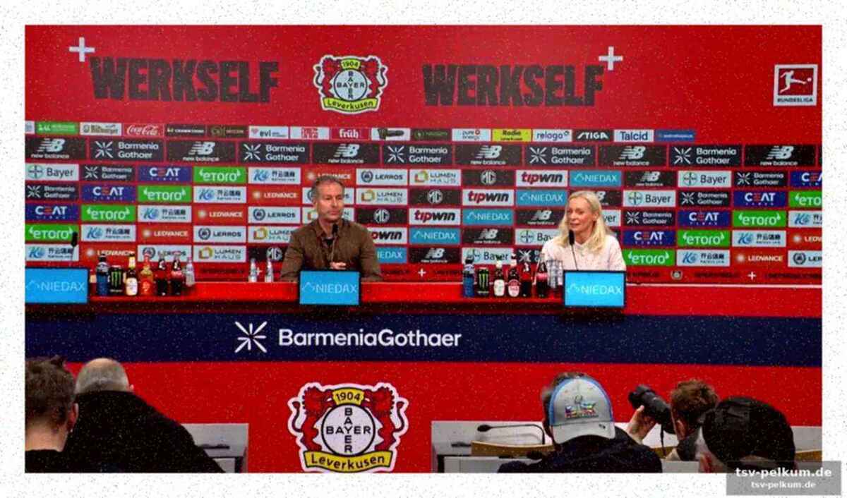 Die szene, die niemand im verein kommentiert