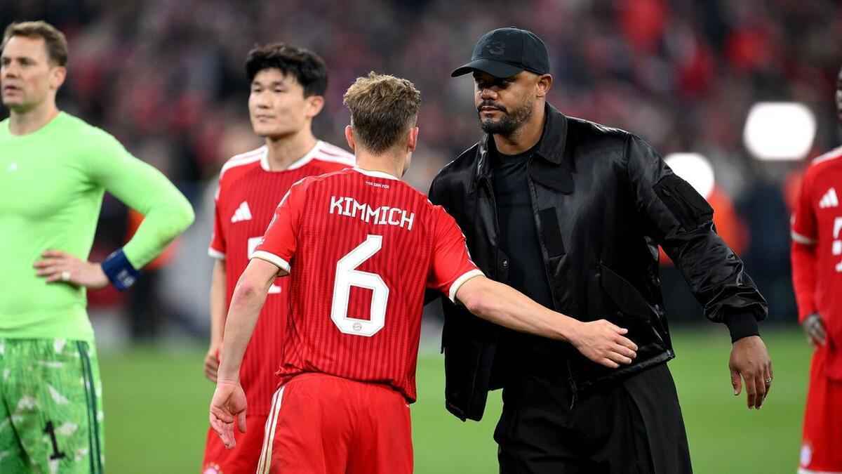 Kompany schimpft kimmich: bayern-star vom coach vermommen!