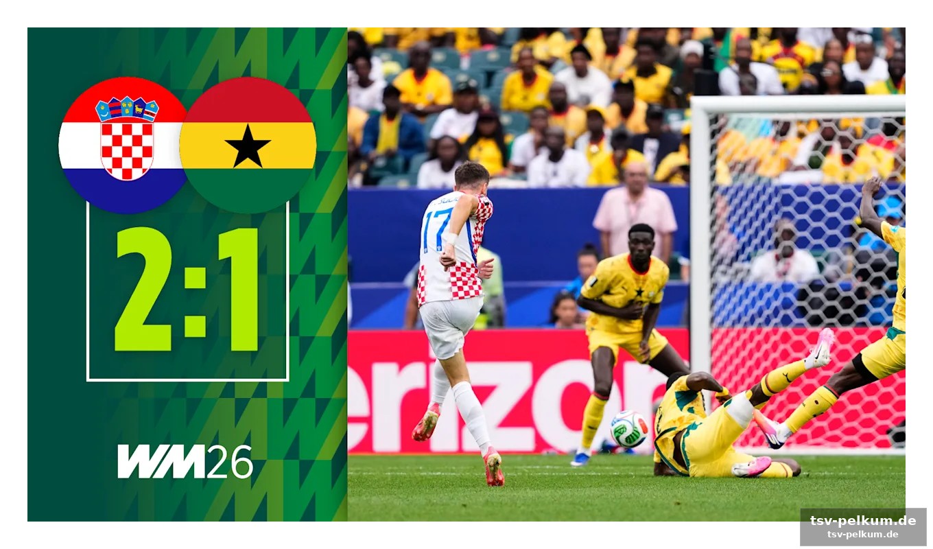 Ghanaischer druck trifft auf kroatische finesse