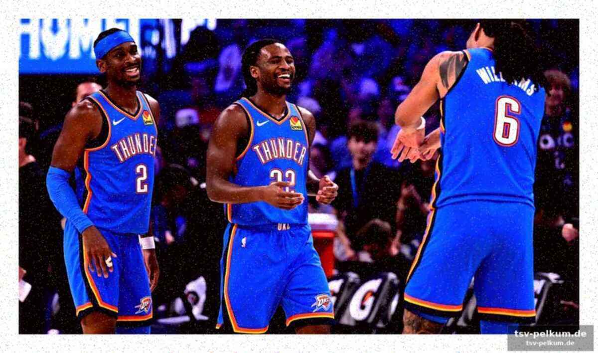 Thunder peitschen durch die western conference