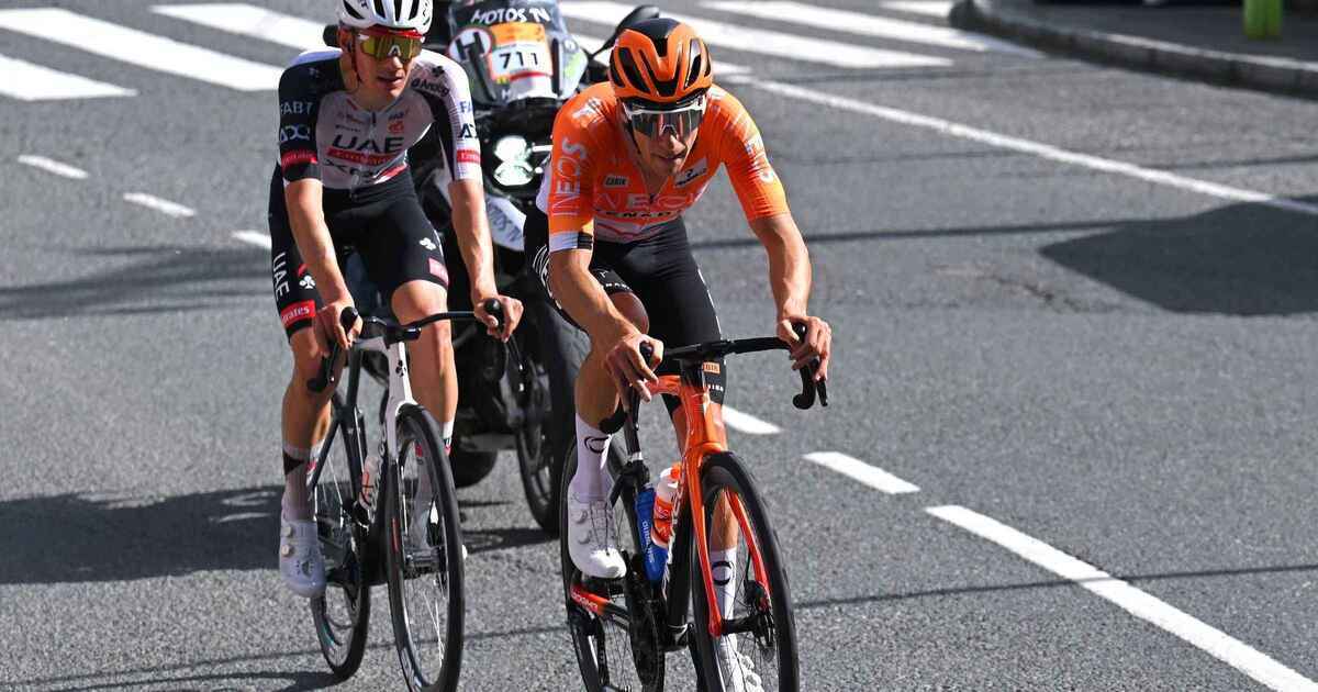 Lipowitz und roglic kämpfen um platzierungen