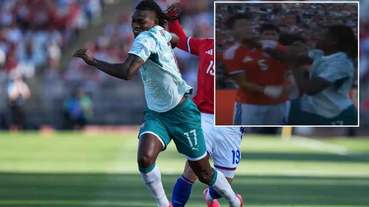 Leao verliert die beherrschung: rote karte im test gegen chile!