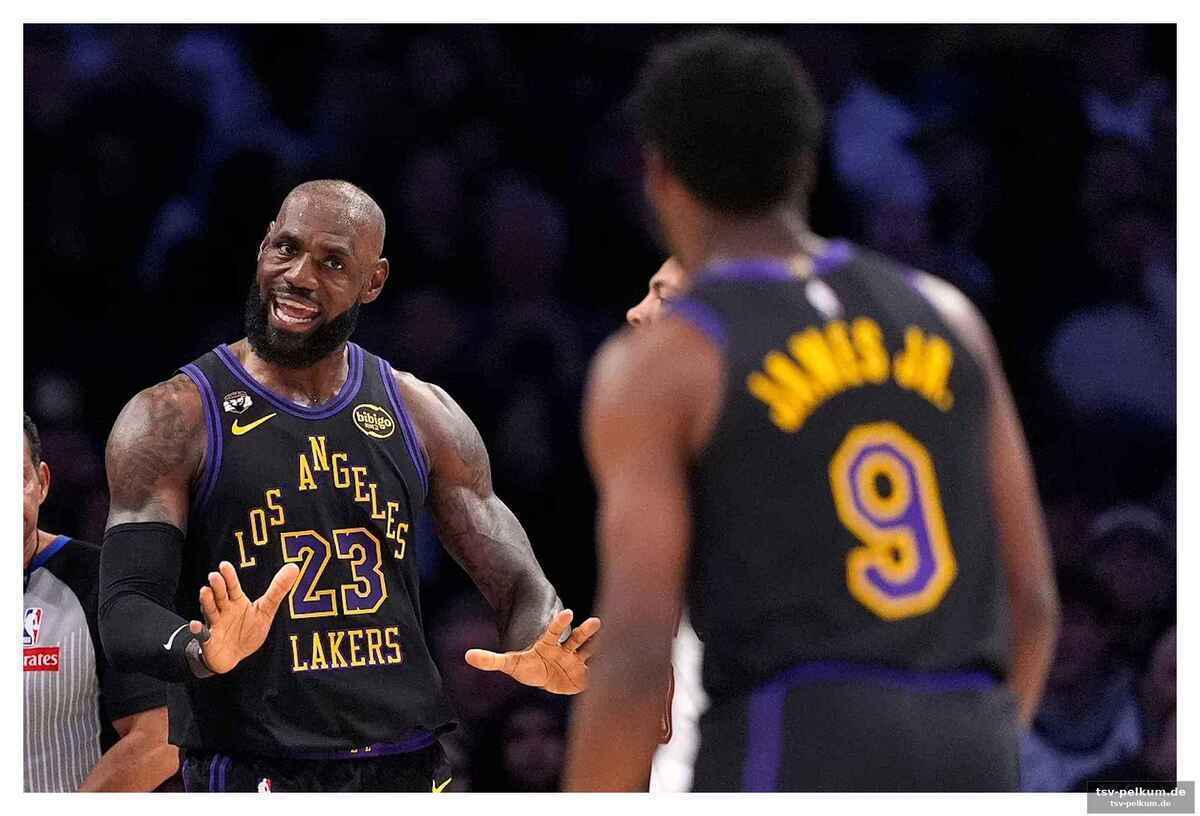 Bronny teilt den court mit seinem vater – ein historischer moment