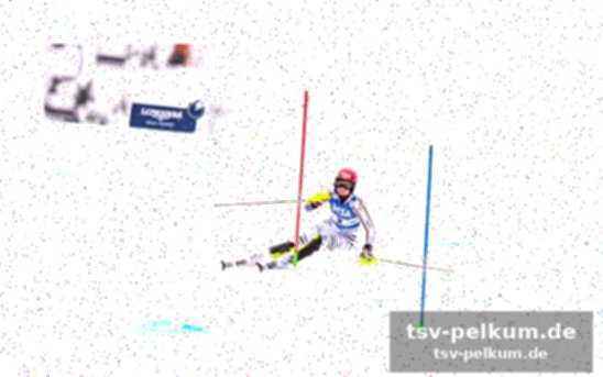 Start im riesenslalom und fokus auf den slalom