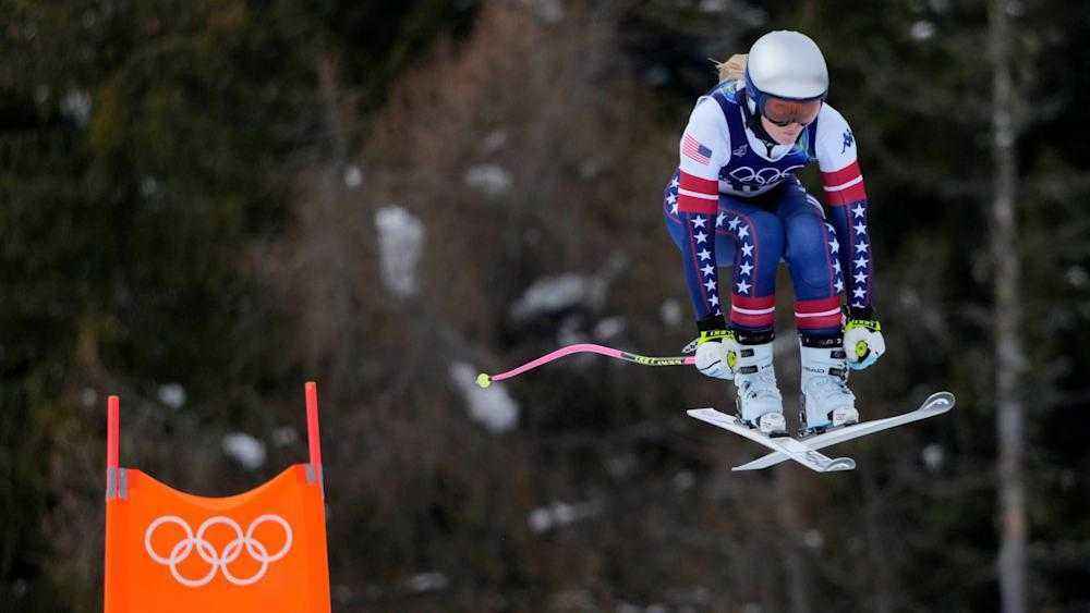 Lindsey vonn beeindruckt bei nebel-training in cortina d’ampezzo