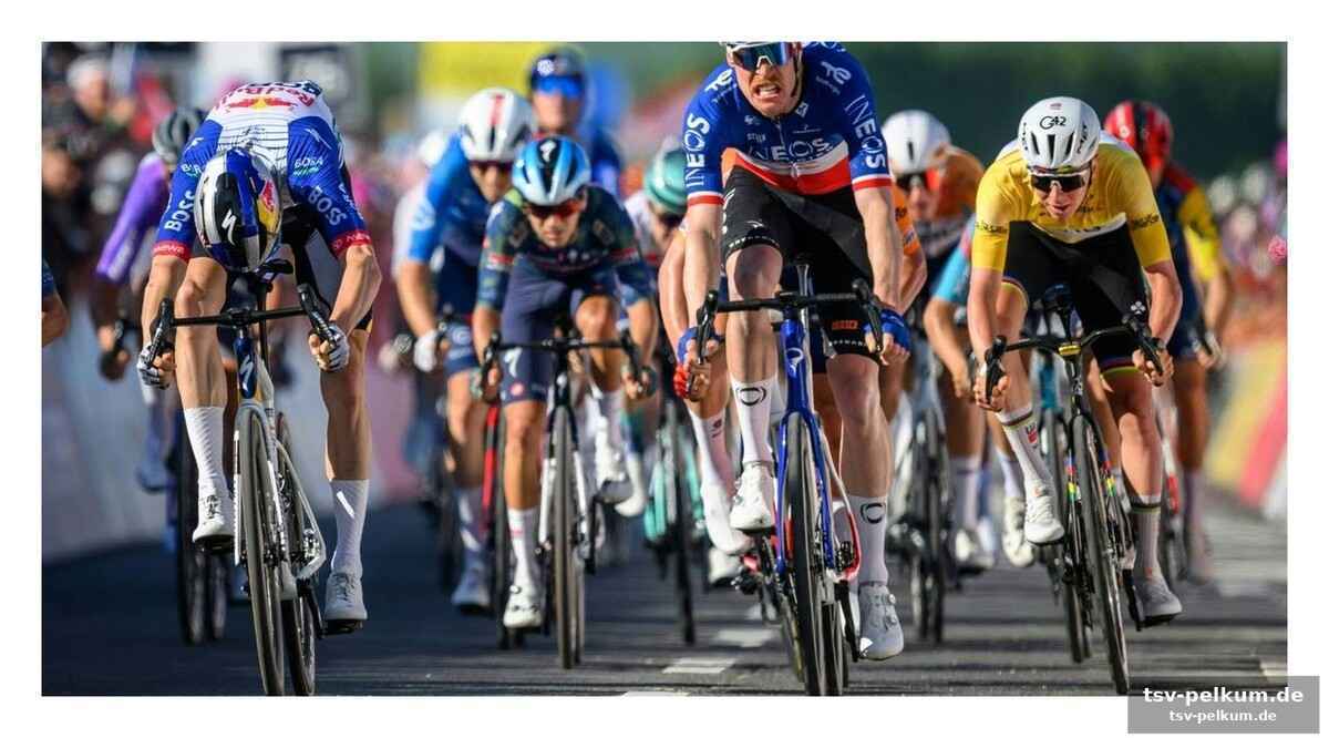 Ein rennen der sprints und taktischen finessen