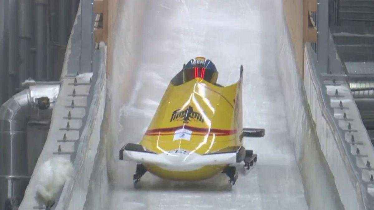 Lochner auf goldkurs: dominanz beim bob-rennen in cortina d'ampezzo