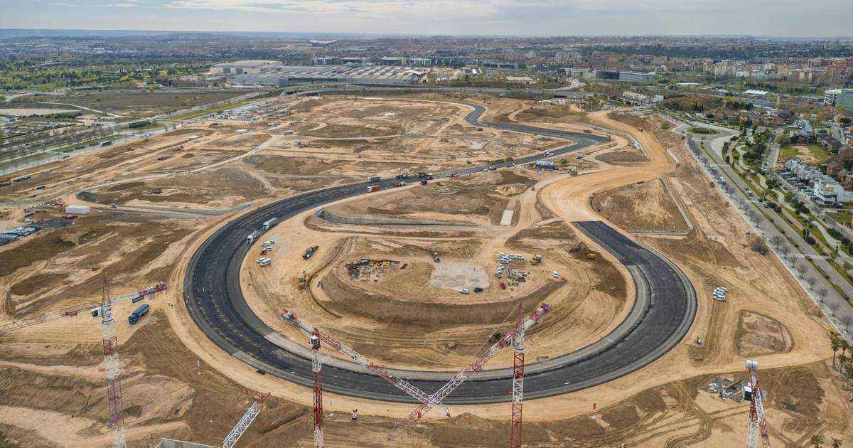 Madrid baut sich eine kurve, die piloten zittern lässt: 550 m, 13,5° neigung, keine gnade
