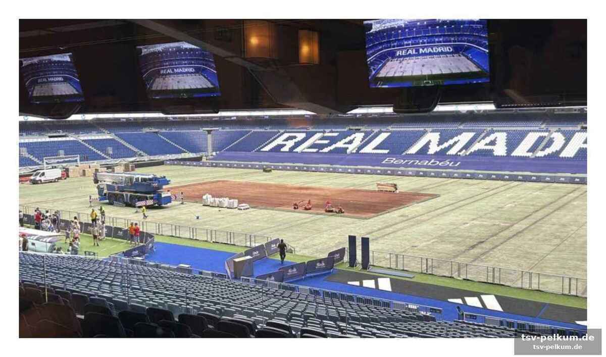 Die umwandlung des bernabéu in ein tennis-paradies