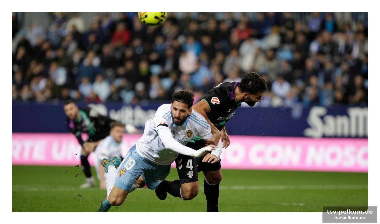 Zaragoza im abstiegskampf, málaga mit dem rückenwind
