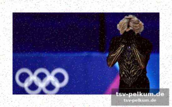 Der druck der olympischen spiele