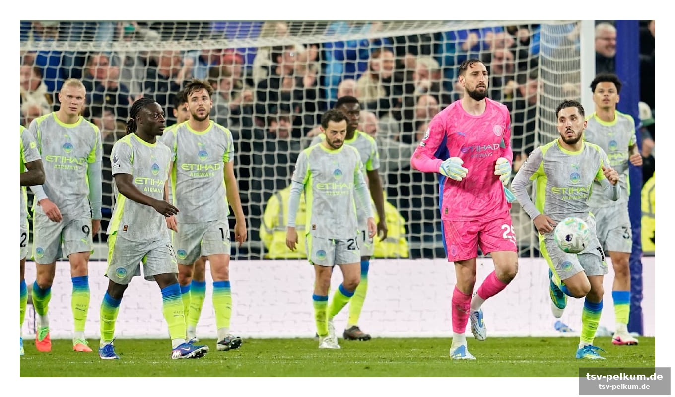 Die folgen des unentschiedens gegen everton