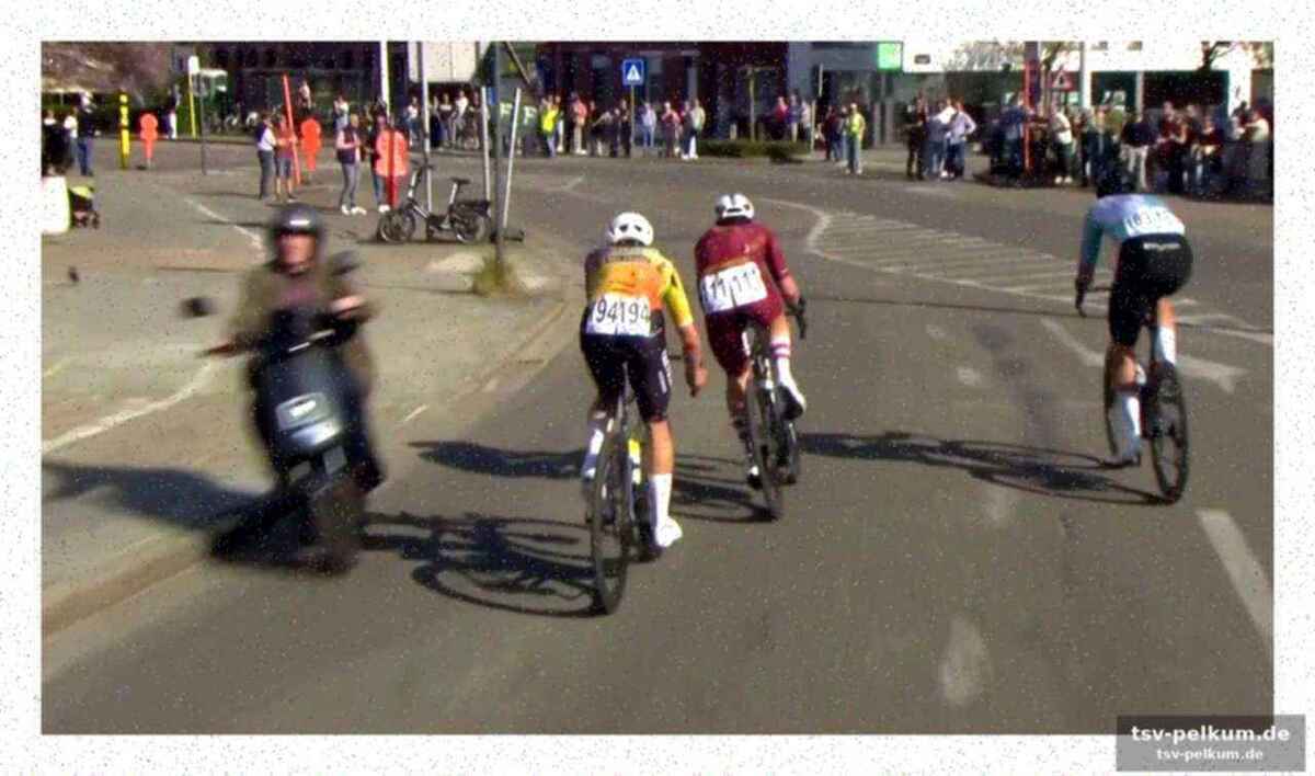 Der sprint auf augenhöhe mit kittel