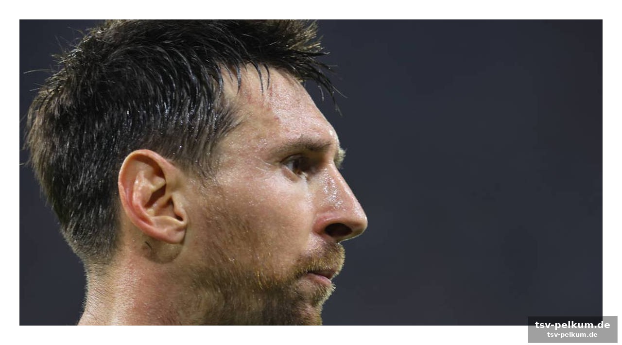 Die lage ist ernst: messi nicht voll einsatzbereit