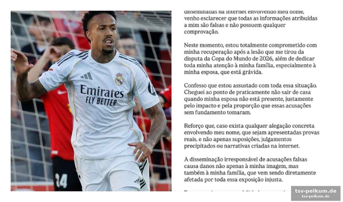Die details des skandals: was genau wird militao vorgeworfen?