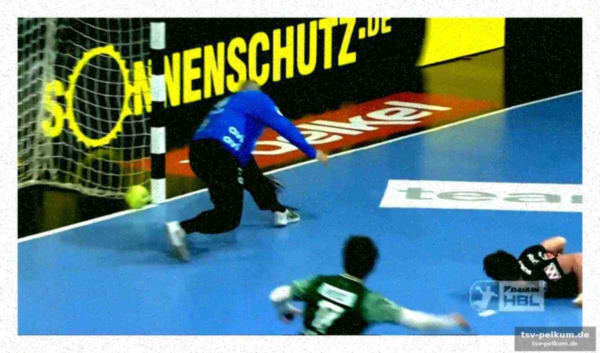 Warum der ball klebte