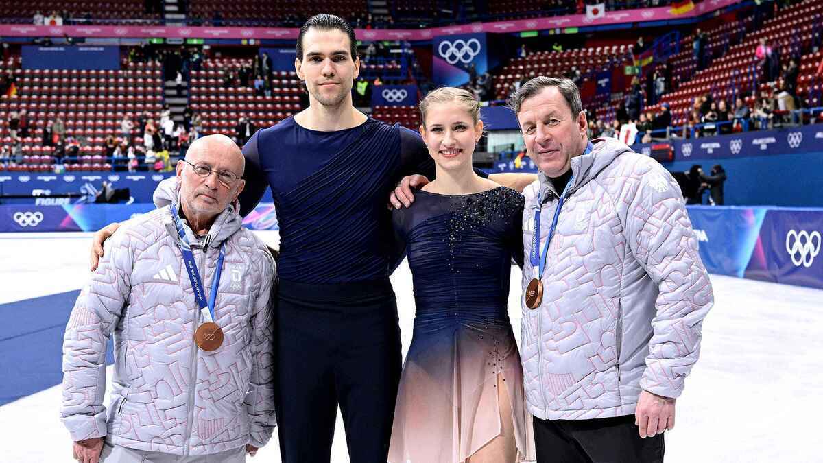 Minerva hase und nikita volodin: bronze und ein blick nach vorn