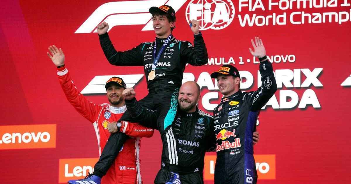 Montréal: antonelli fordert russell heraus, hamilton strahlt!