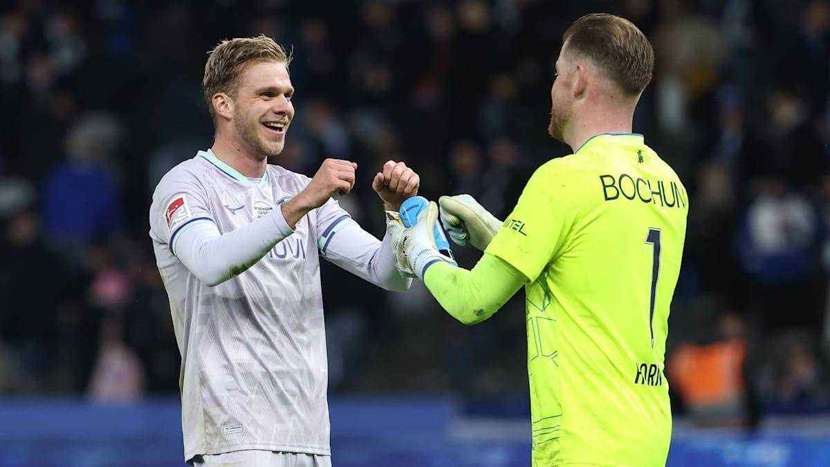 Morgalla rettet bochum mit knie-sliding: 105. spiel, 1. tor, goldener punkt