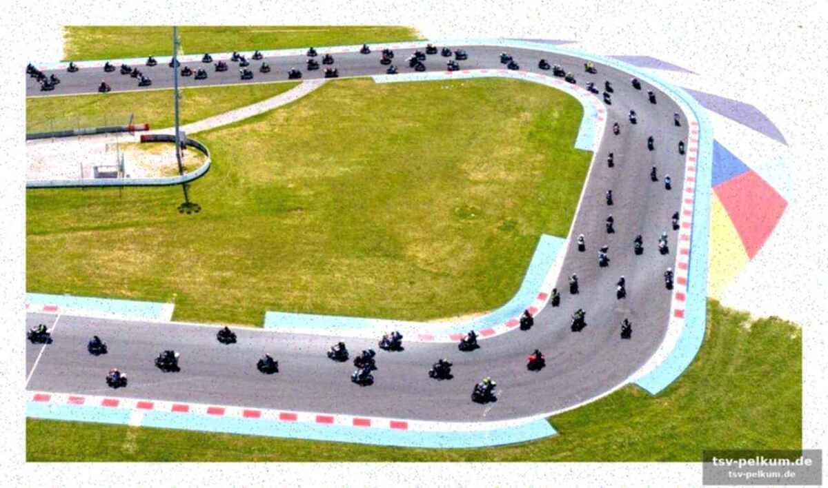 Action für junge rider und sicherheits-fokus
