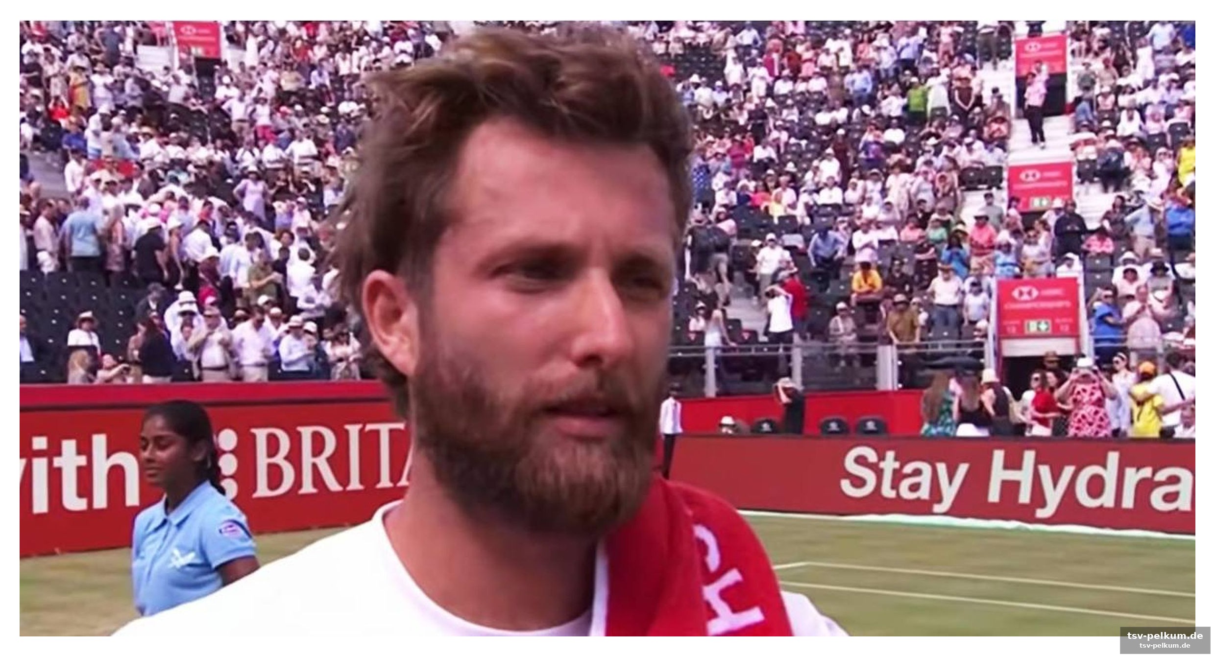 Die eskalation im on-court-interview