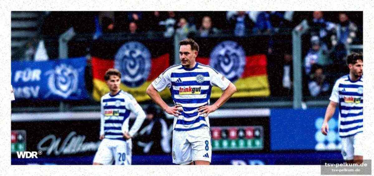 Duisburg rutscht in der tabelle ab