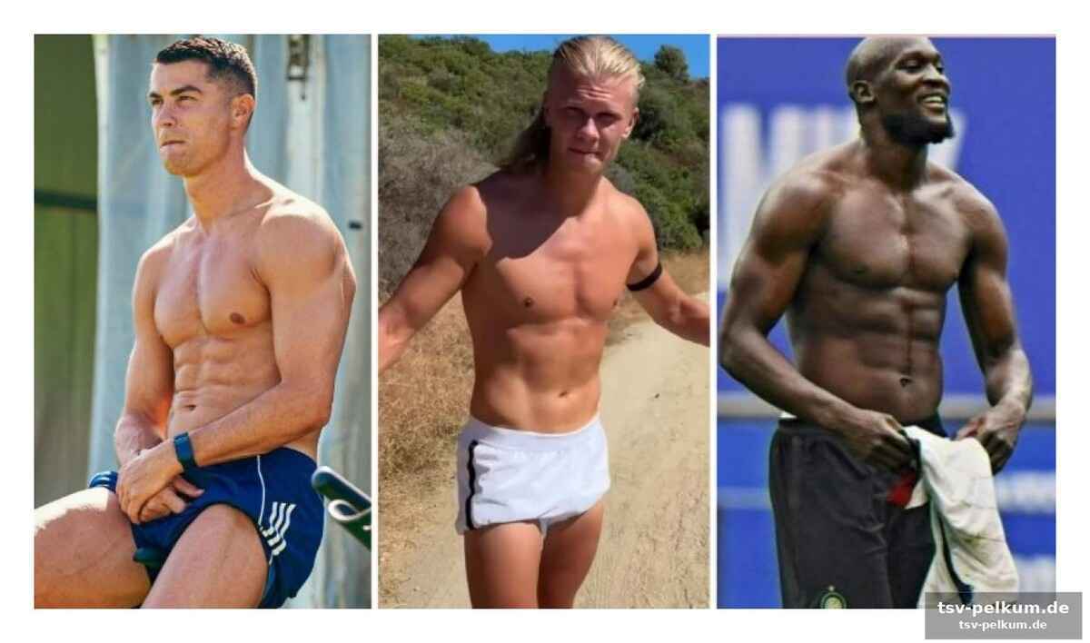 Von haaland bis ronaldo: die top 10 der muskulösen fußballstars