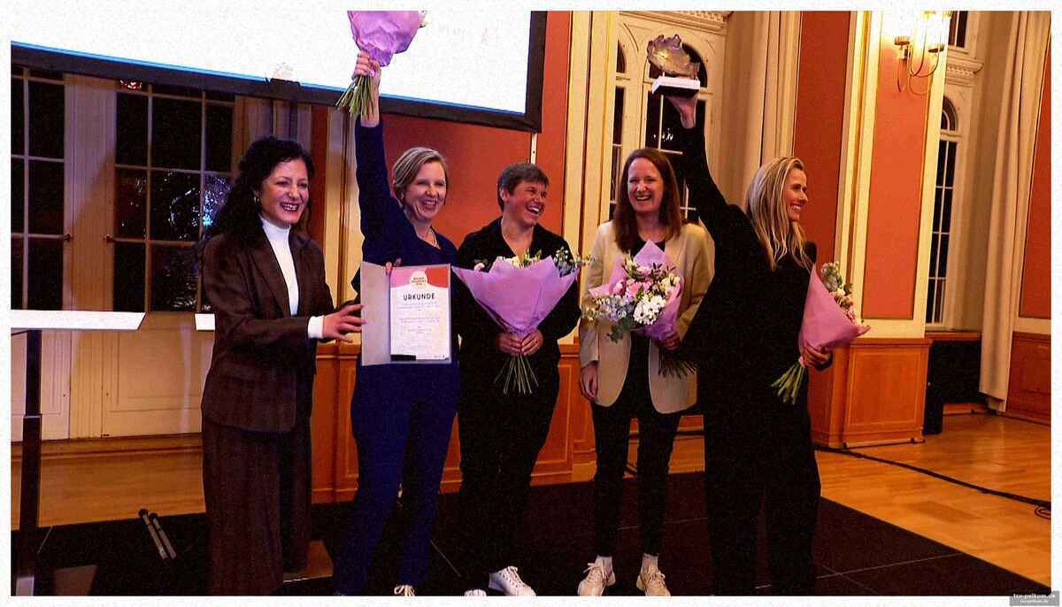 Erstmals geht der preis an sportlerinnen