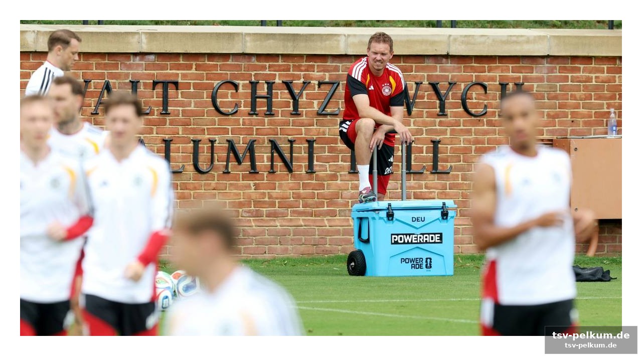 Letzte trainingseinheit unter den augen der fans