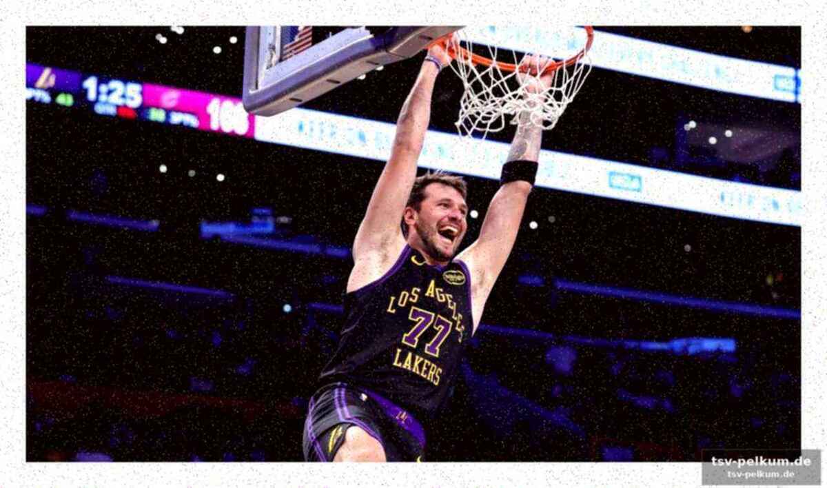 Slovenischer star führt lakers zum sieg