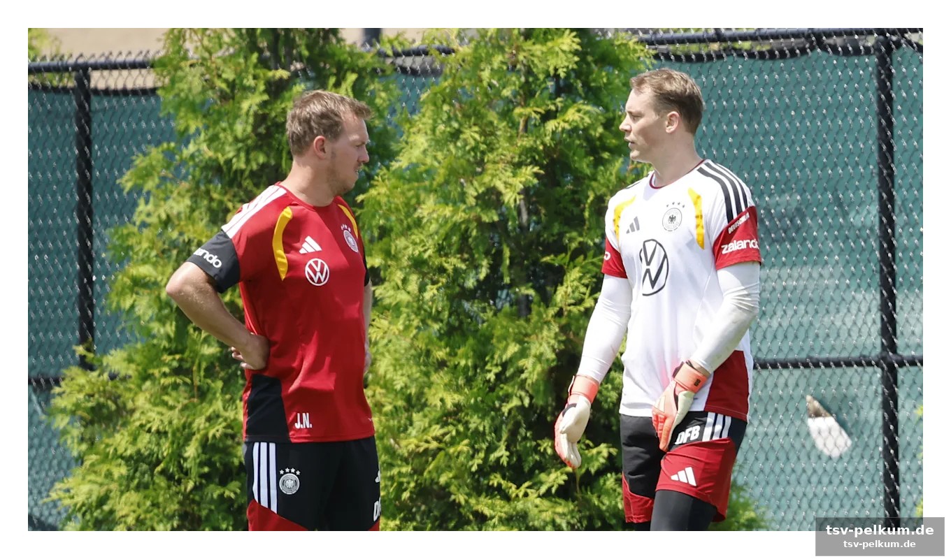 Die spannung steigt vor dem dfb-debüt