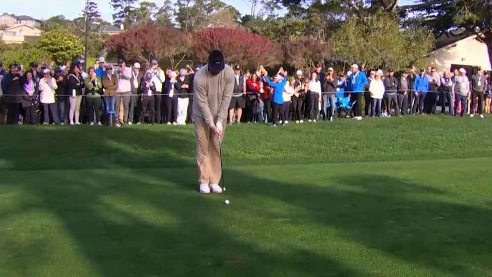 Nfl-star kelce schlägt auf dem golfplatz beeindruckend ab – und verzaubert das publikum