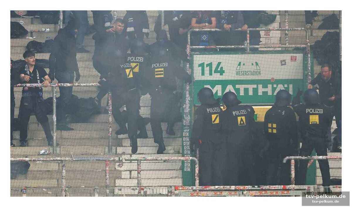 Pyrotechnik, brandstiftung und polizeieinsatz: eine bilanz der gewalt