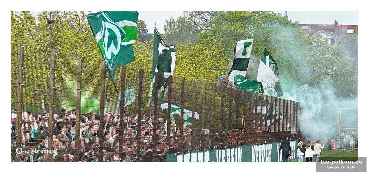 Weser-stadion unter strenger bewachung