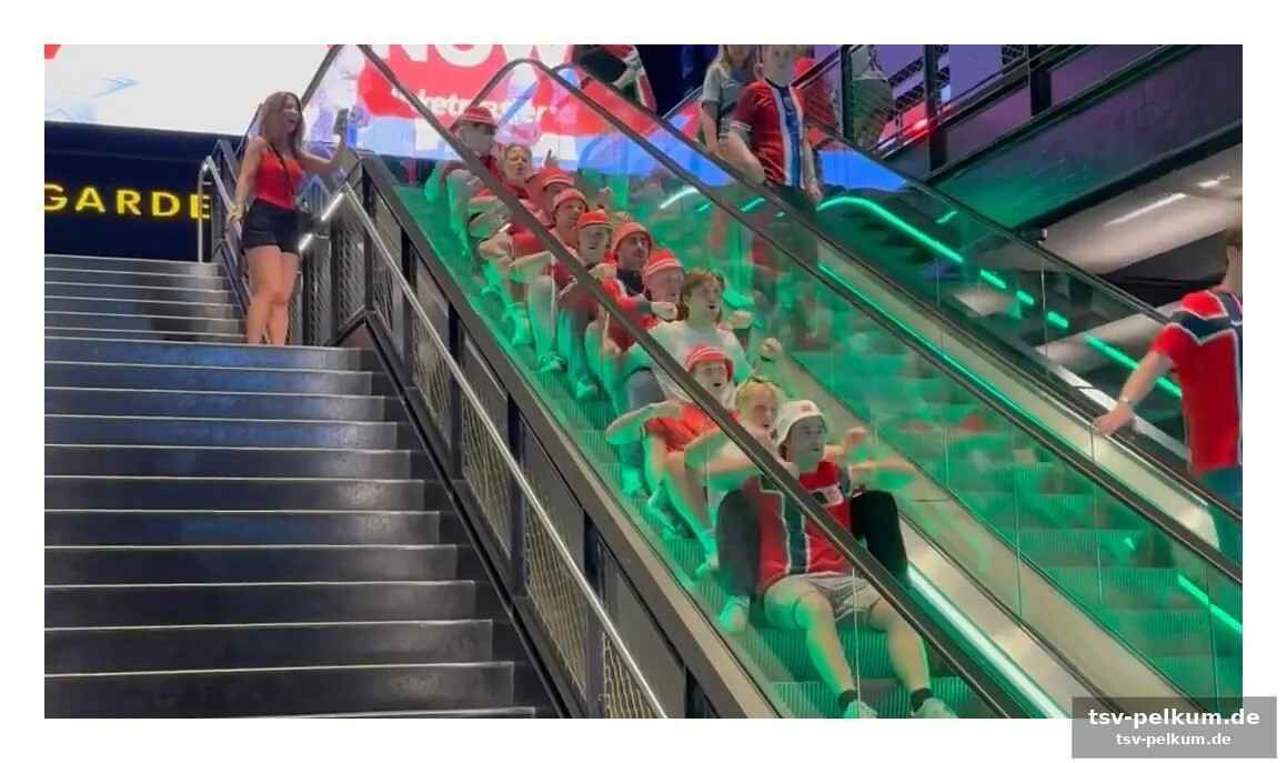 Die fans setzen ein zeichen