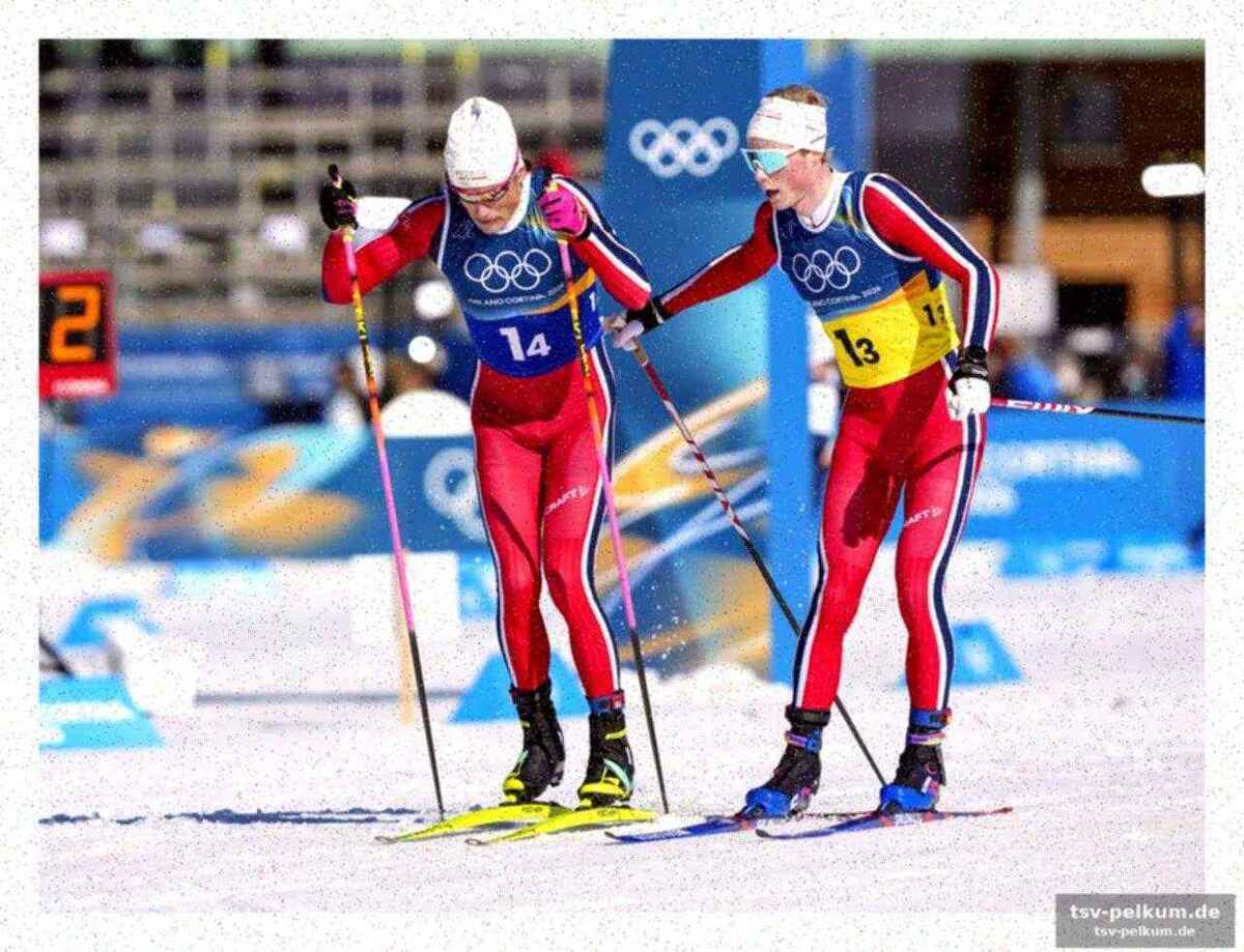 Der regelverstoß: skitest auf gesperrter strecke